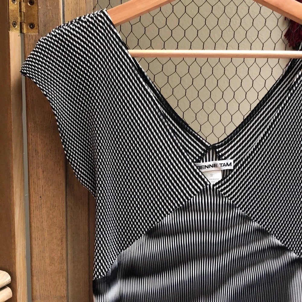 Vintage Vivienne Tam Accordion Pleated Mini Dress - Picture 3 of 9